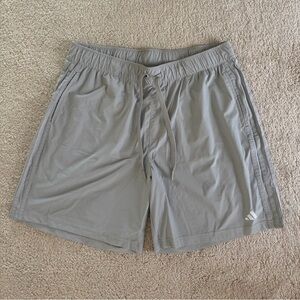 Like New Adidas Train Essentials Men's Gray Shorts